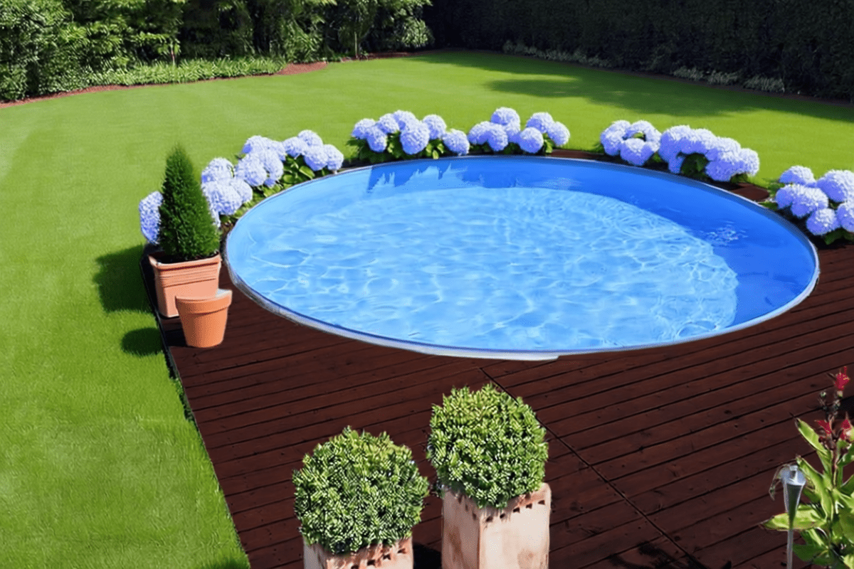 Вкладыш из ПВХ  на круглый бассейн